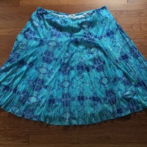 Turquoise Twirly Skirt
